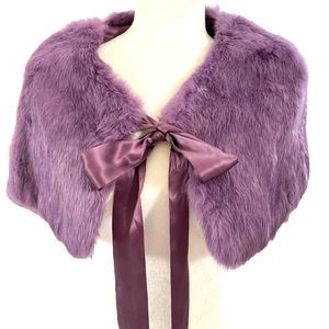 Glamorous Luxurious Vintage Genuine Fur Wrap
